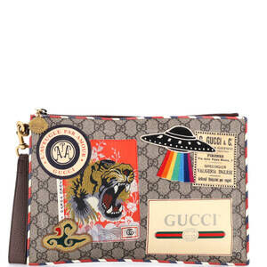 Gucci Courrier Pouch Gg Coated Canvas #257169G10B